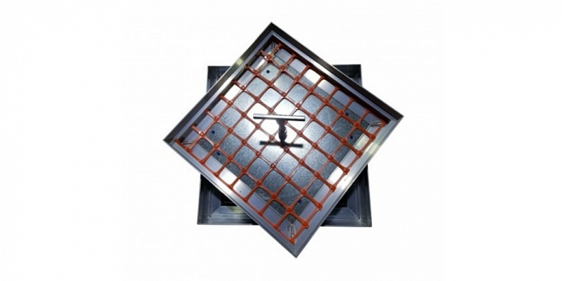 Floor hatches with filling