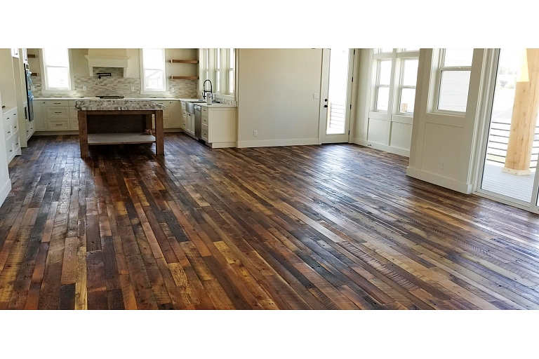 Floor board production plant