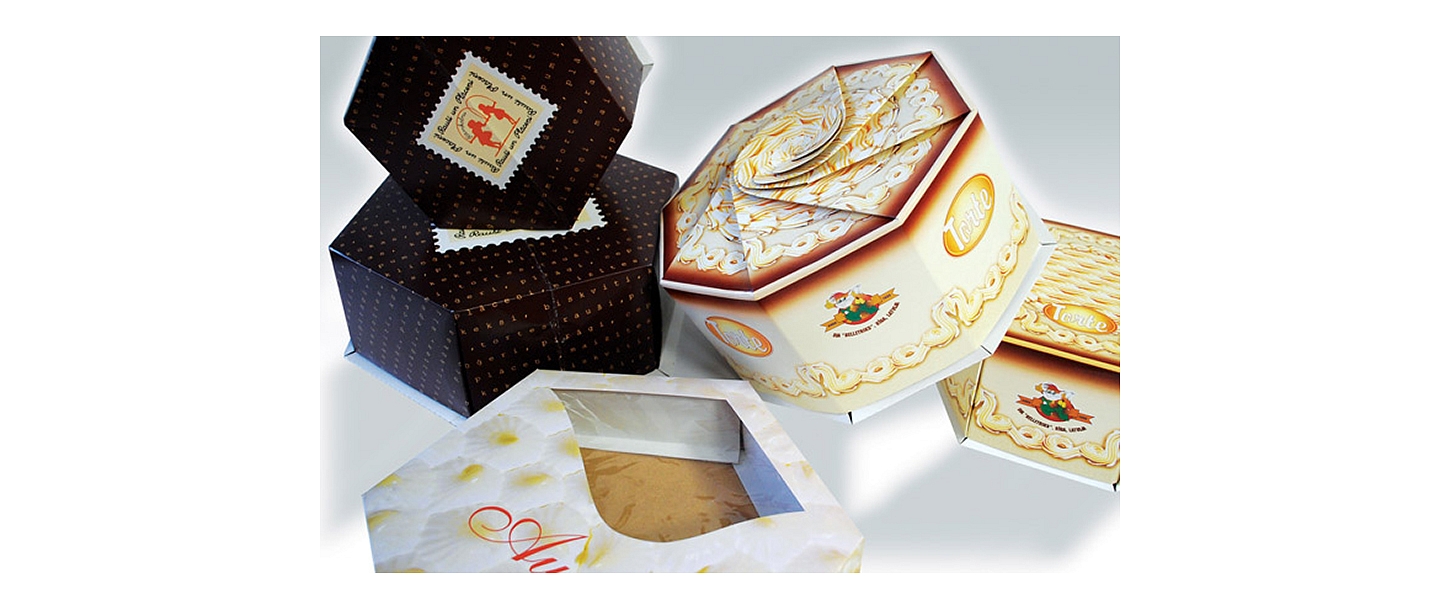 Printed packing boxes