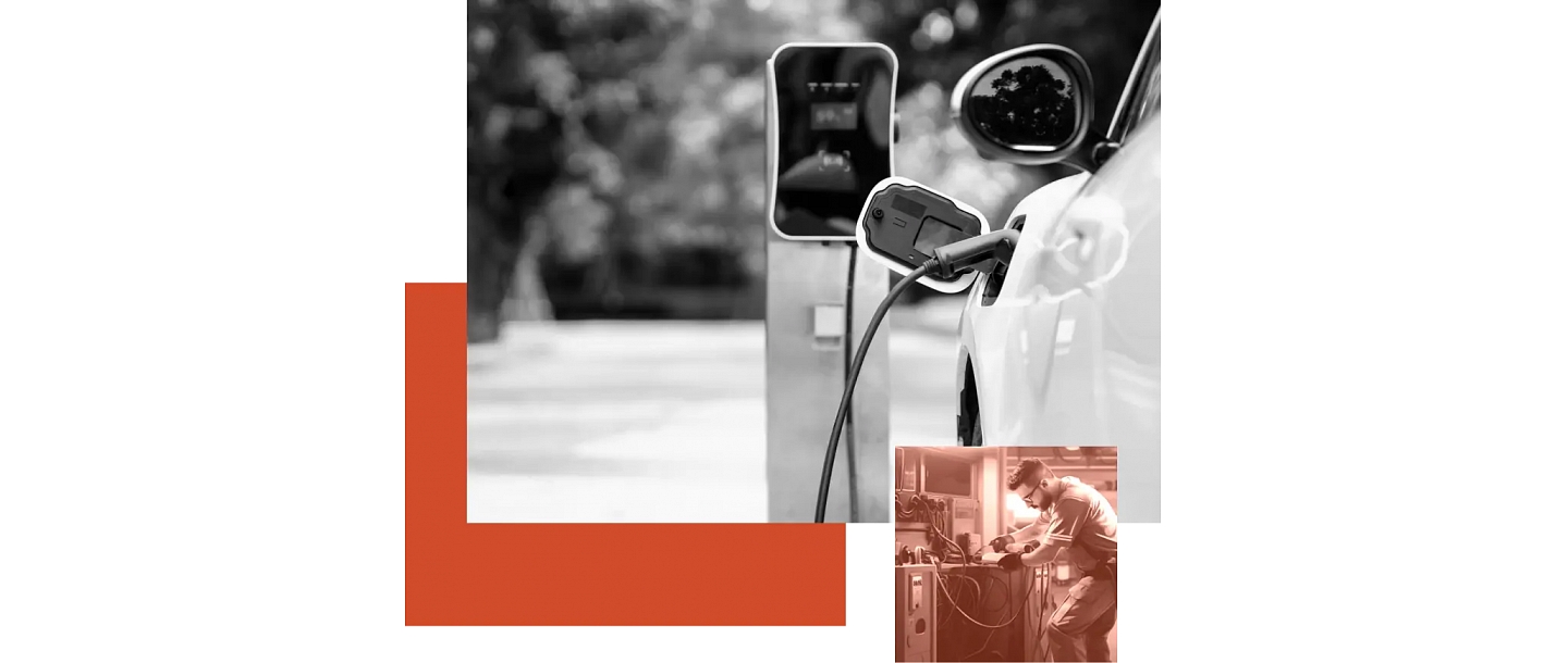 Elektromobiļu uzlādes stacija Latvijā