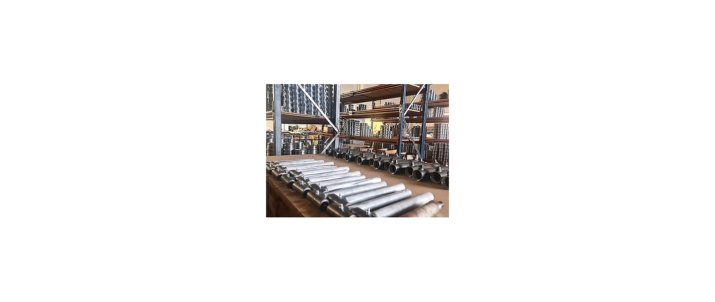 Production of metalworking parts and hydraulic components