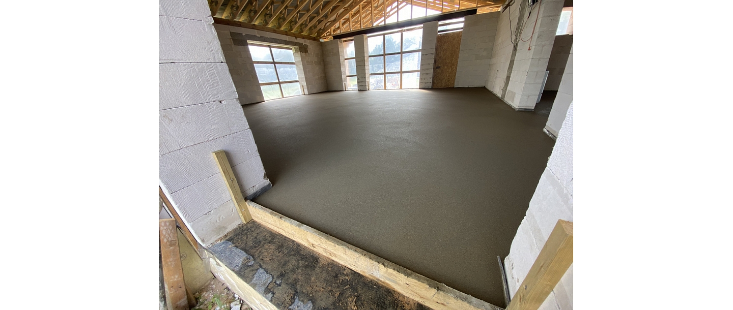 Preparation of the floor base