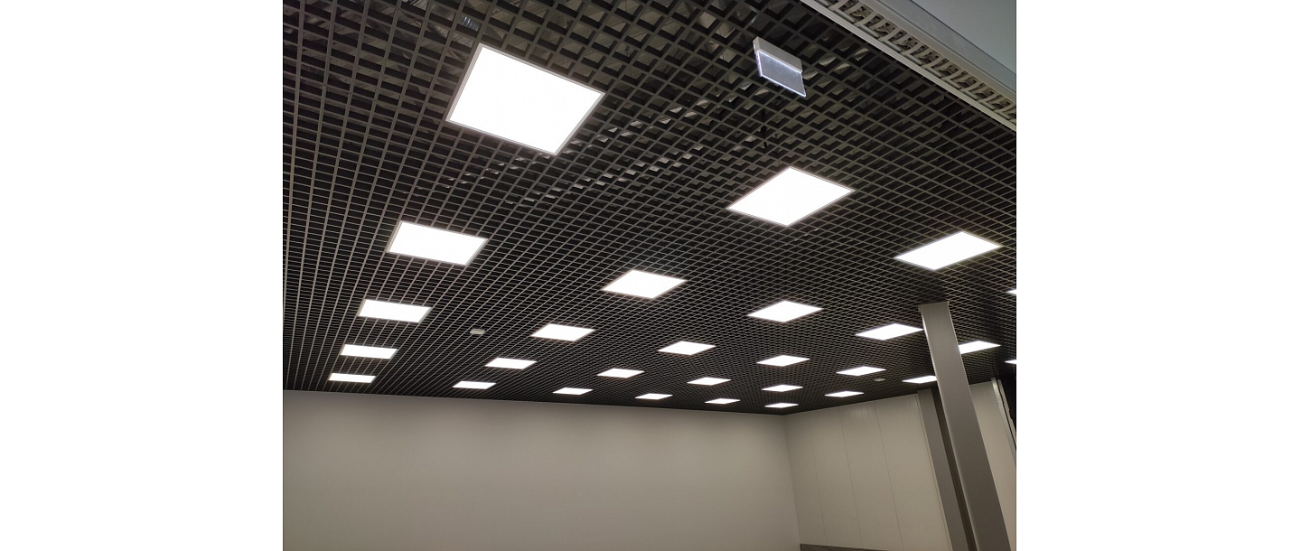 Honeycomb aluminum ceiling
