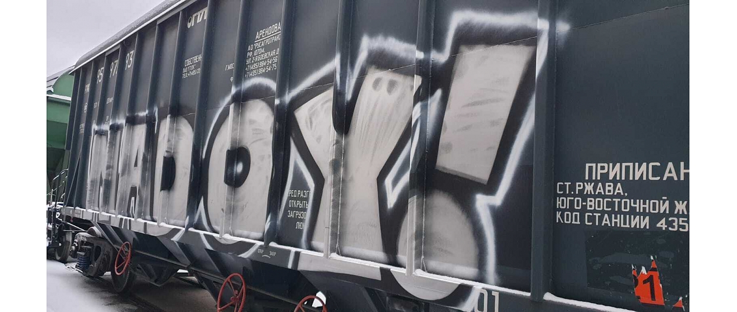 Cleaning of railway wagons