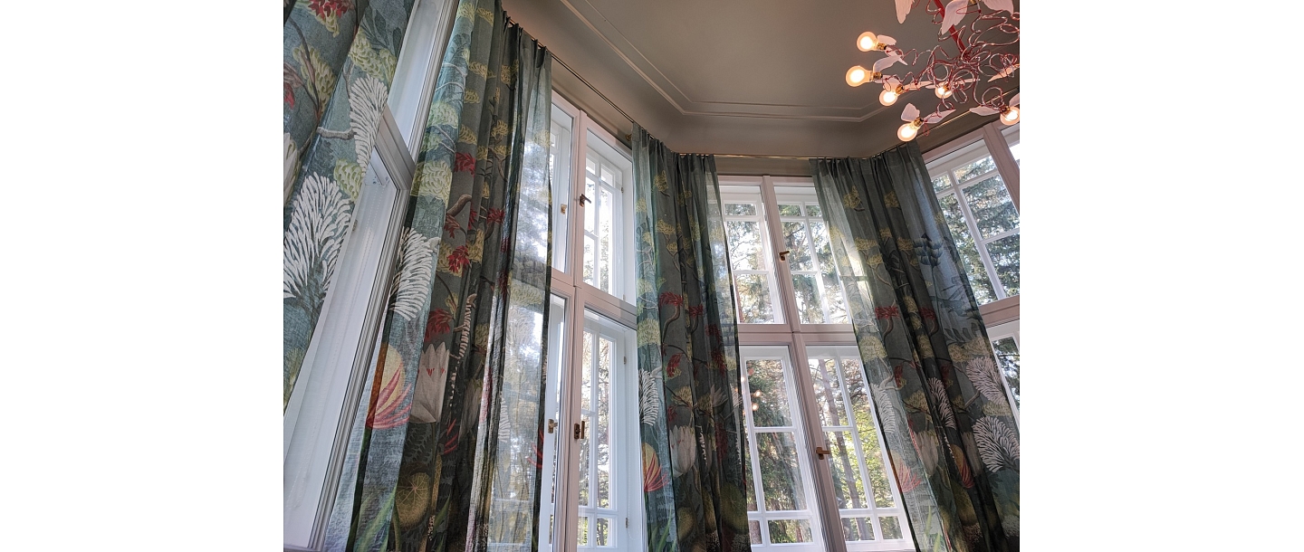 Aizkaru Fabrika, curtain salon in Riga 