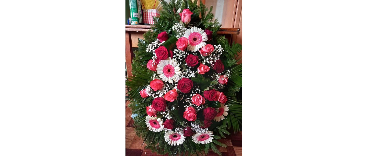 Dahlia, flower shop, funeral wreaths