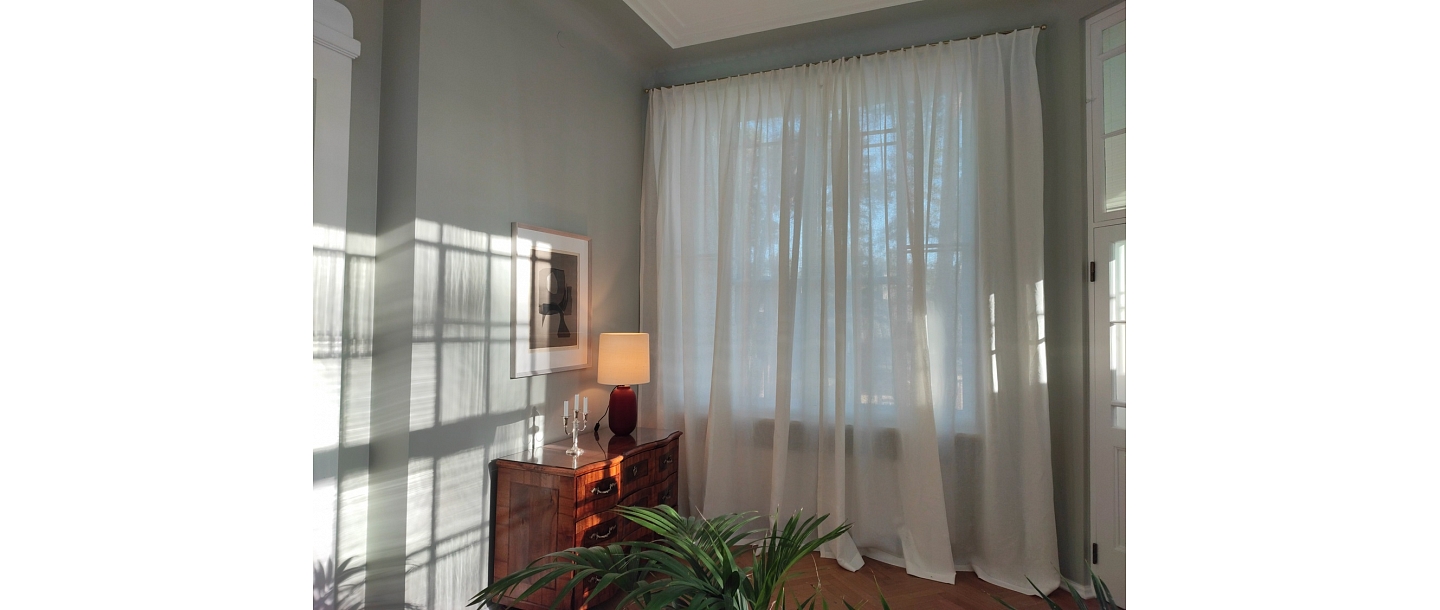 Aizkaru Fabrika, curtain salon in Riga 