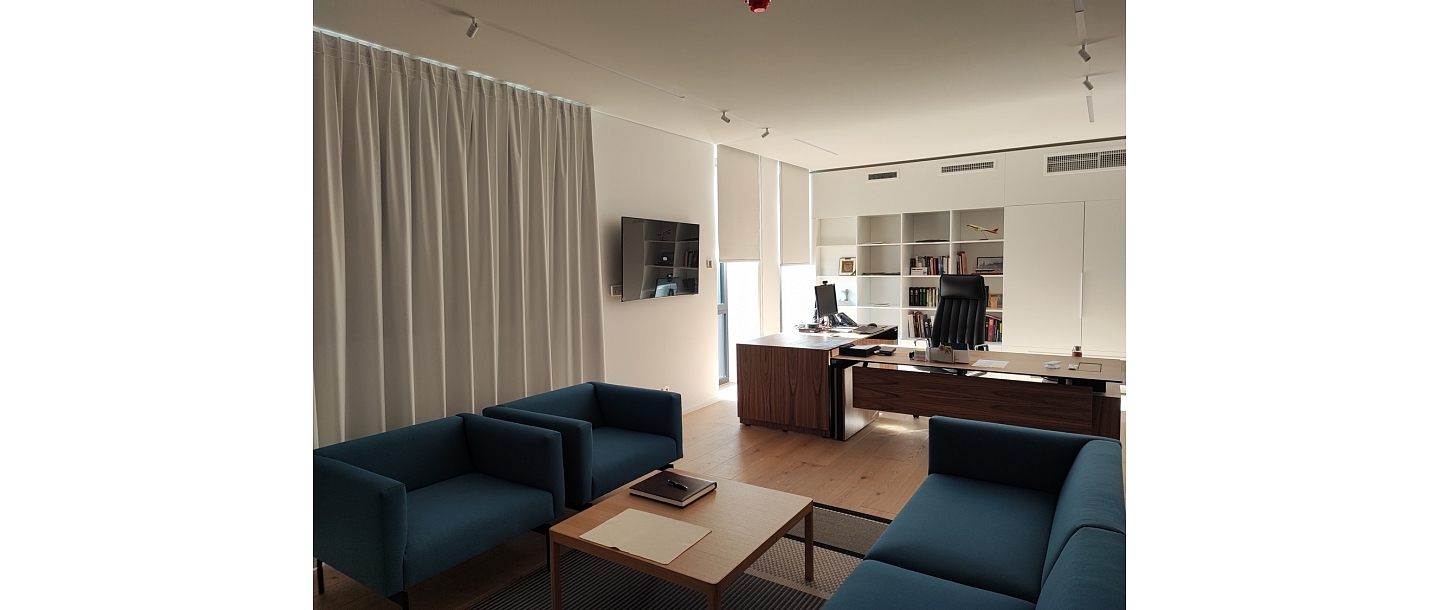 Aizkaru Fabrika, curtain salon in Riga 