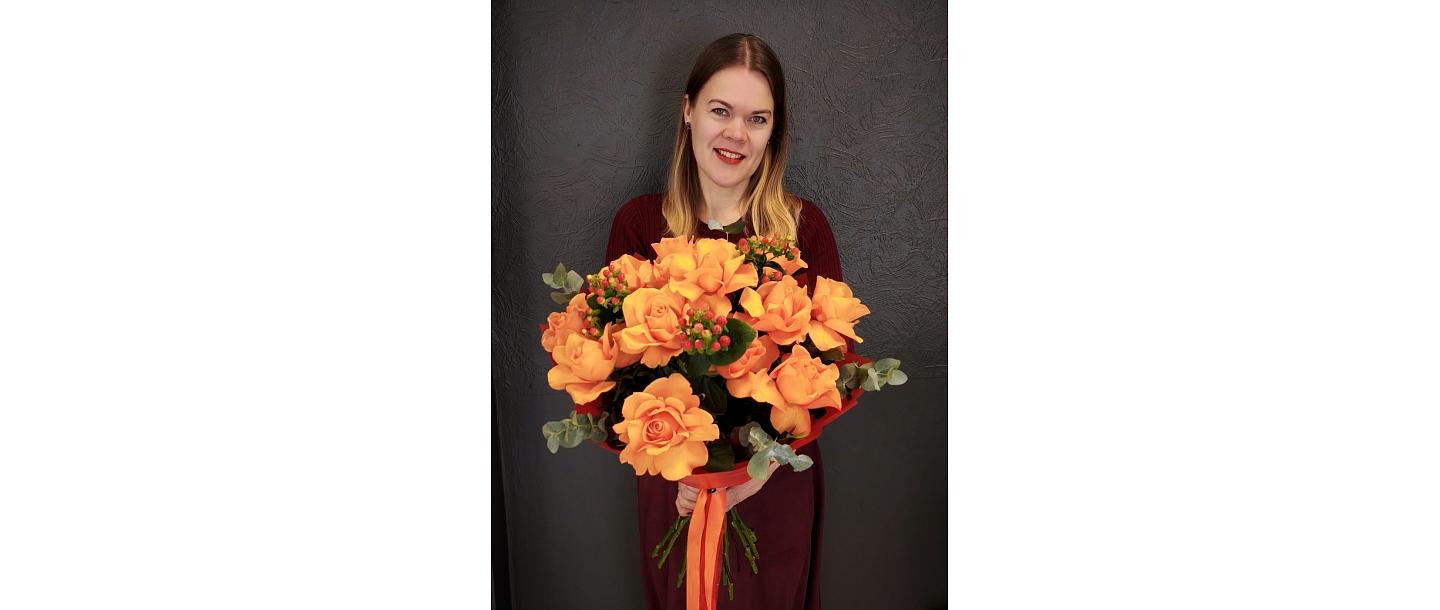 Ziedu kompozīcijas Valkā