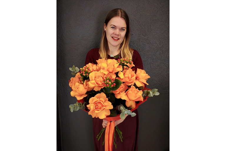 Flower arrangements in Valka