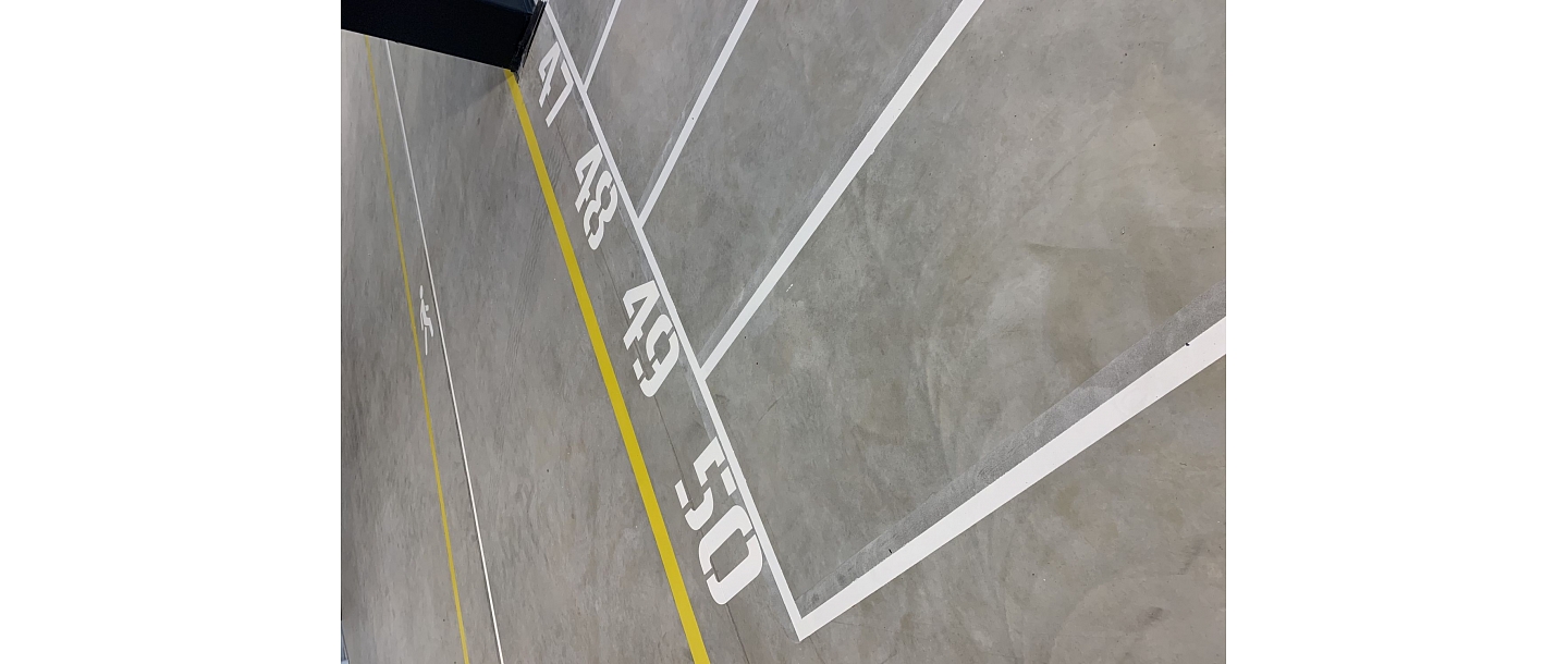 Marking of industrial areas