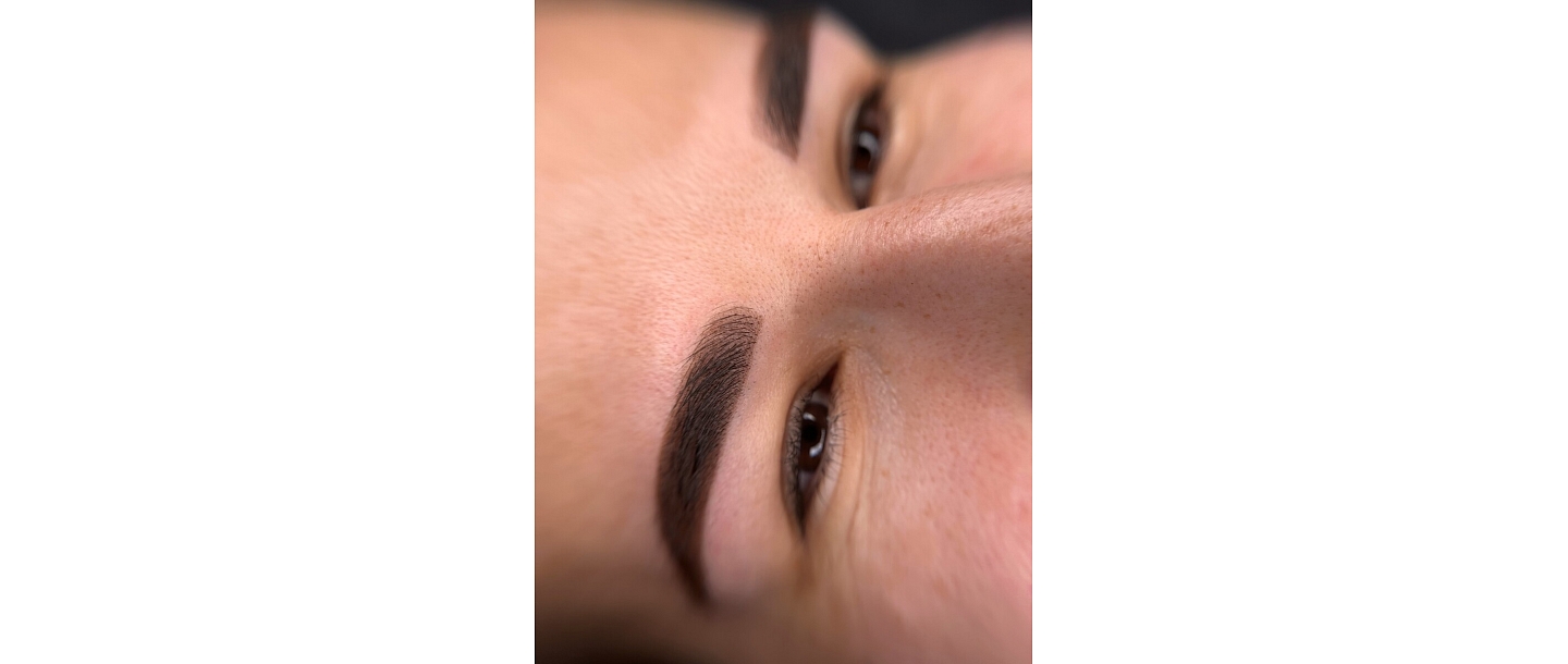 Powder technique eyebrow permanent makeup