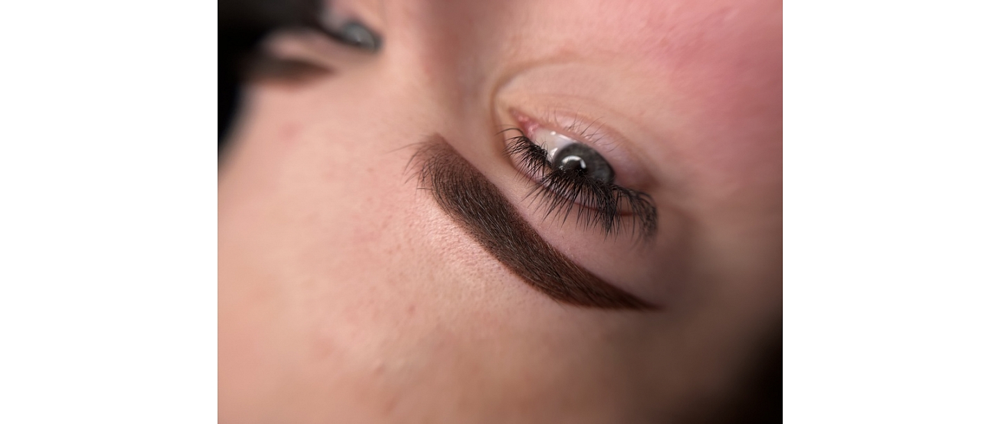 Powder technique eyebrow permanent makeup