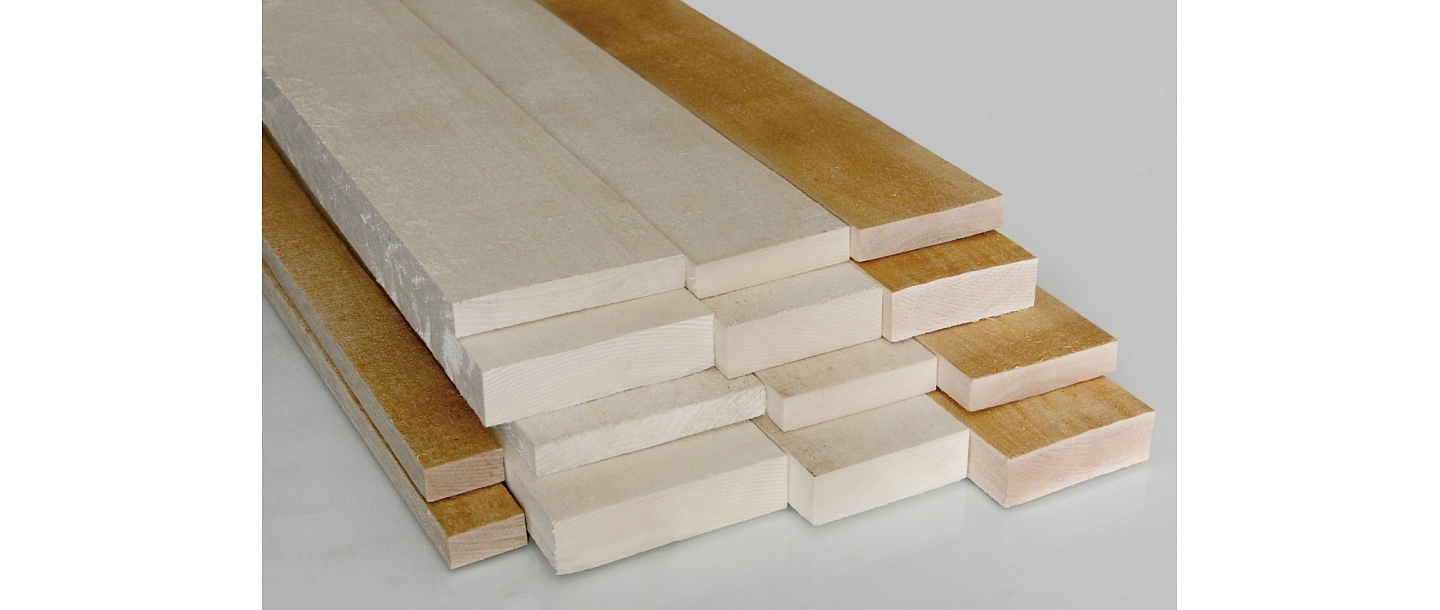 Wood materials for saunas and baths