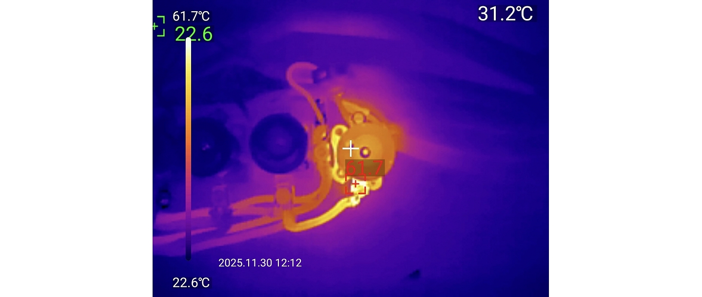 Thermal photography, overheating detection