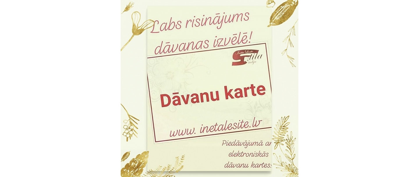 Stylist gift card