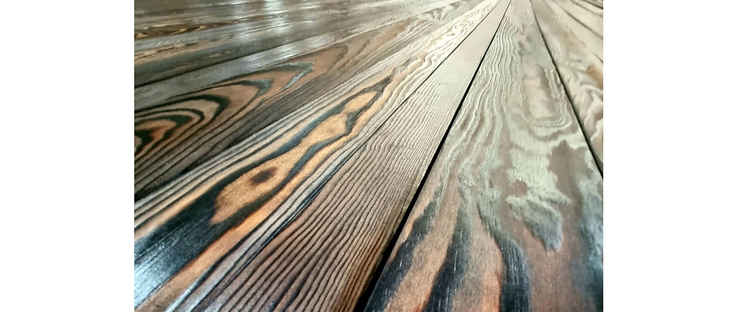 Artistic wood finish