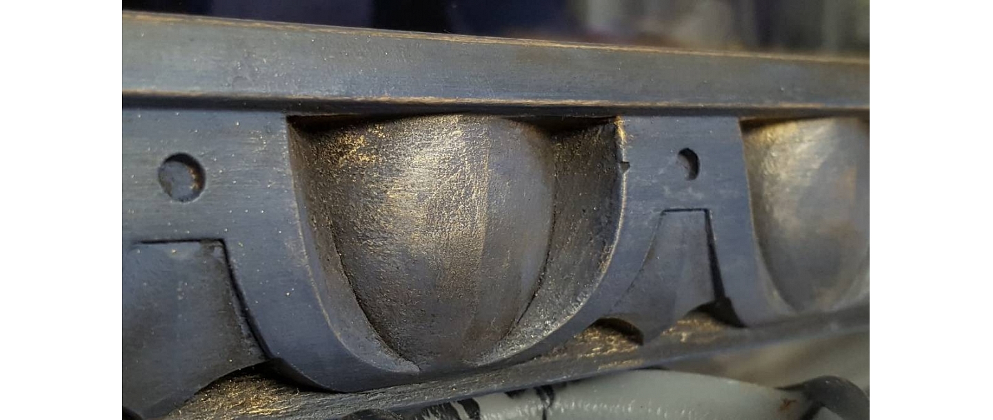 Artistic wood finish