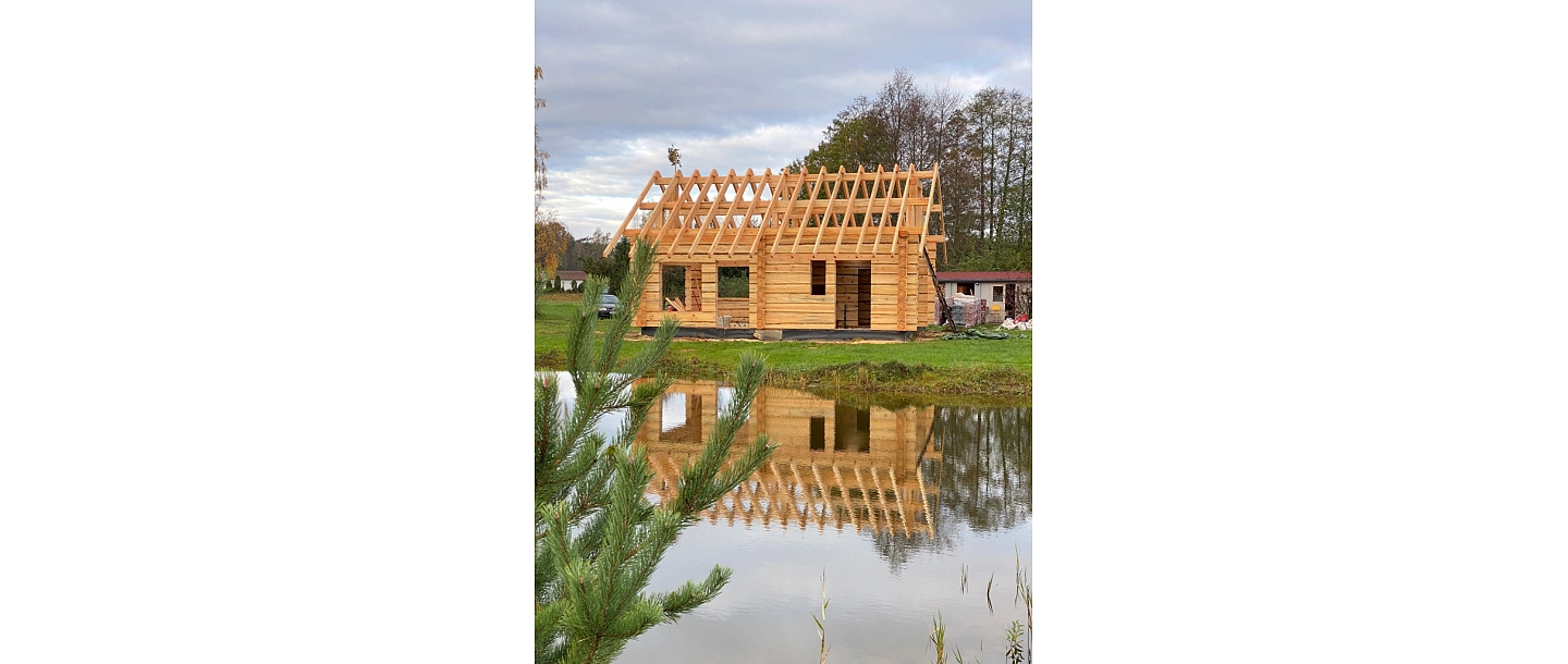 construction of log houses