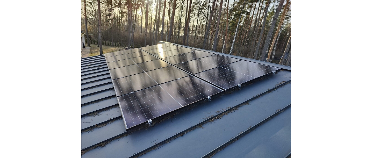 Solar power station installation