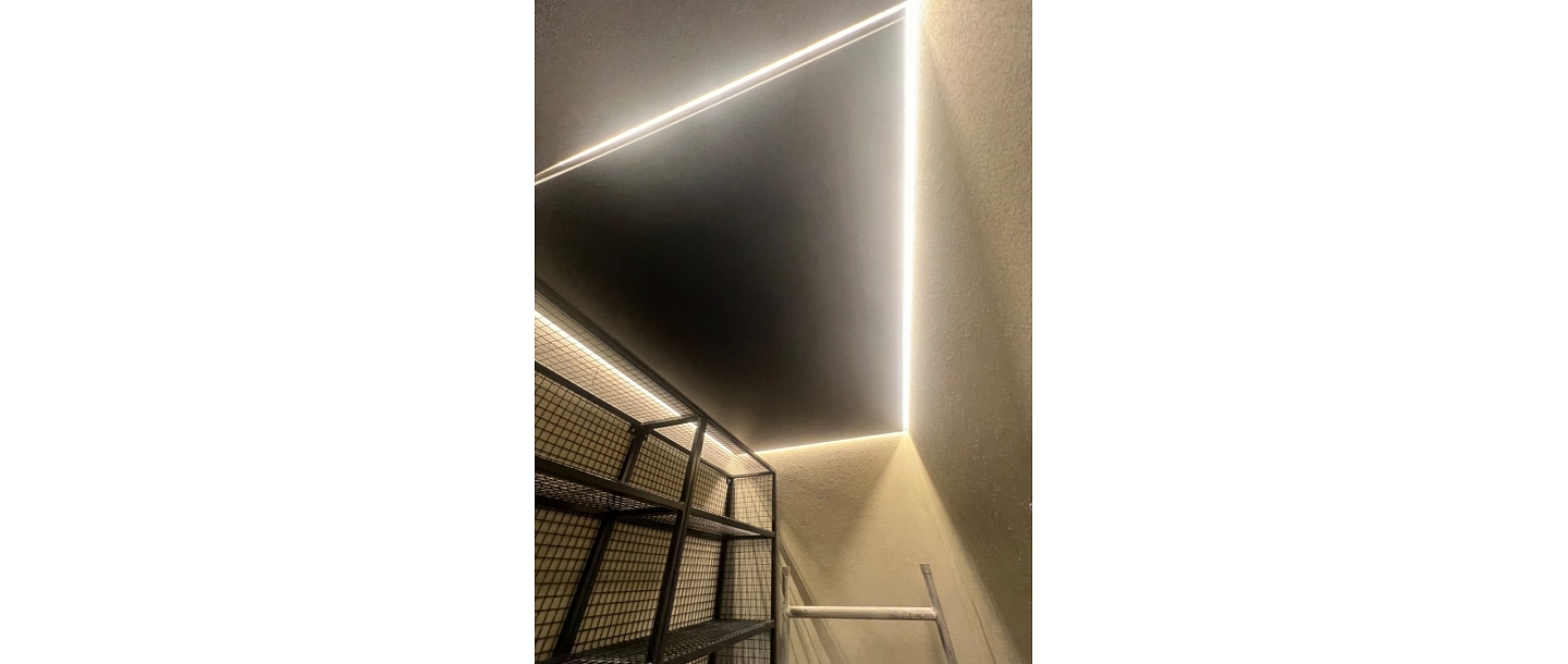 Installation of stretch ceilings