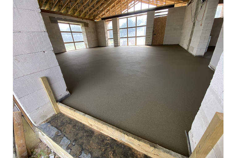 Preparation of the floor base