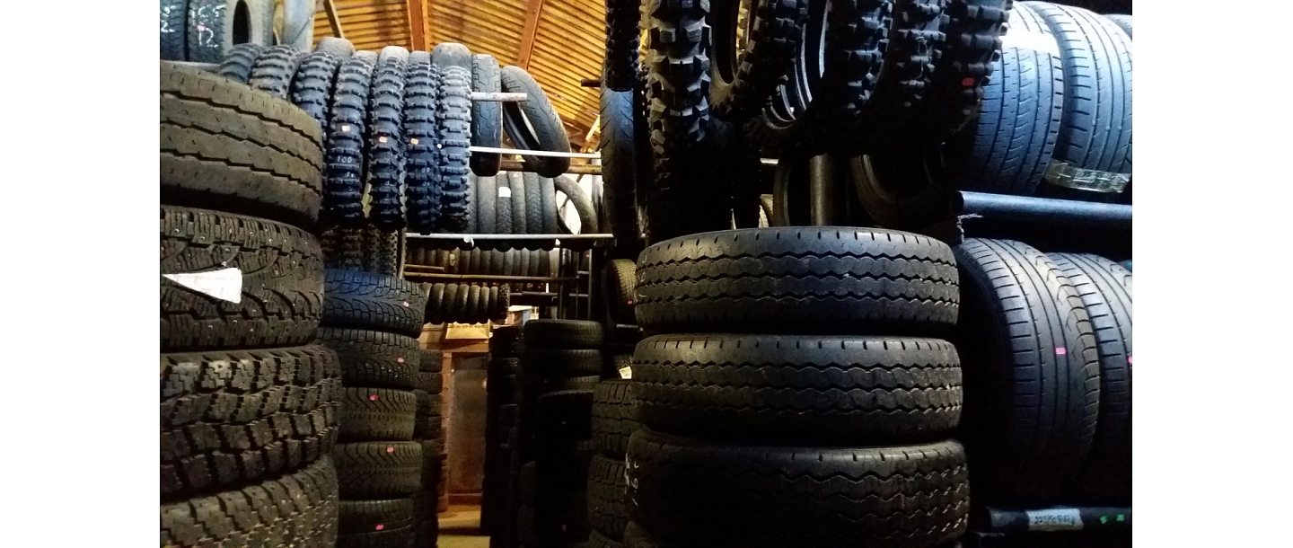 Sale of used tires