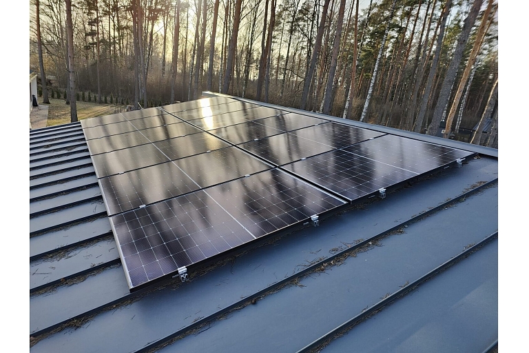 Solar power station installation