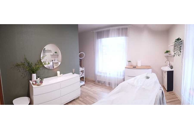 Treatment room for massage