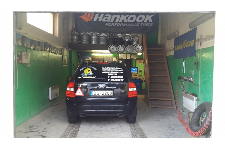 Tyre service in Tukums