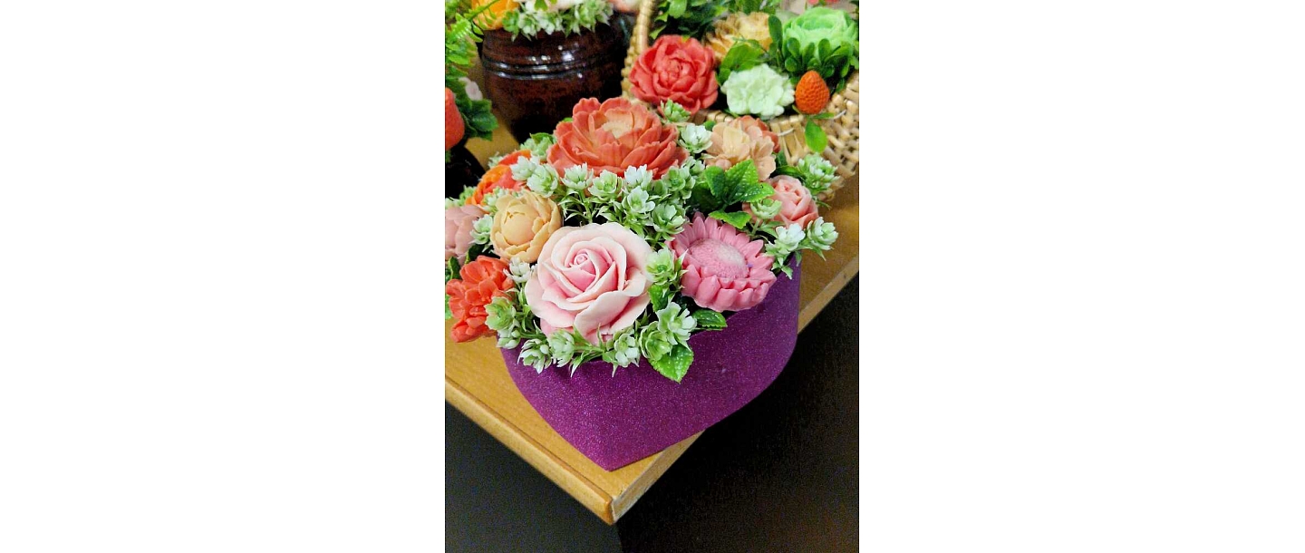 soap flowers