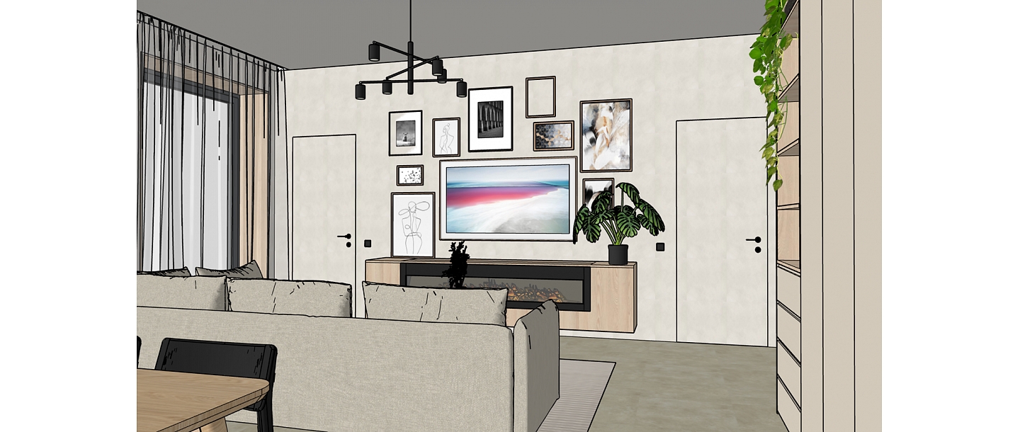 Living room interior design