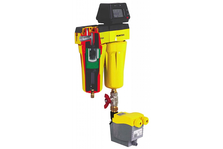 Compressed air purification filters