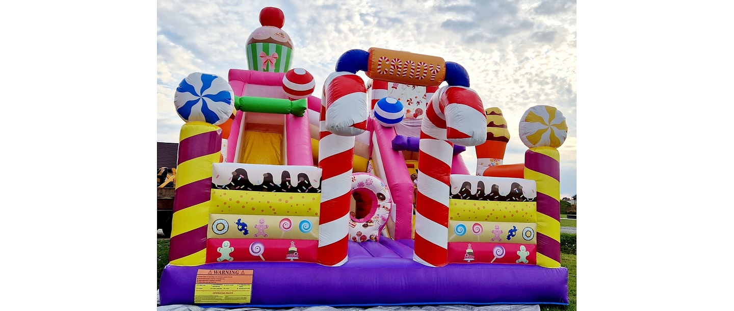 Various inflatable attractions