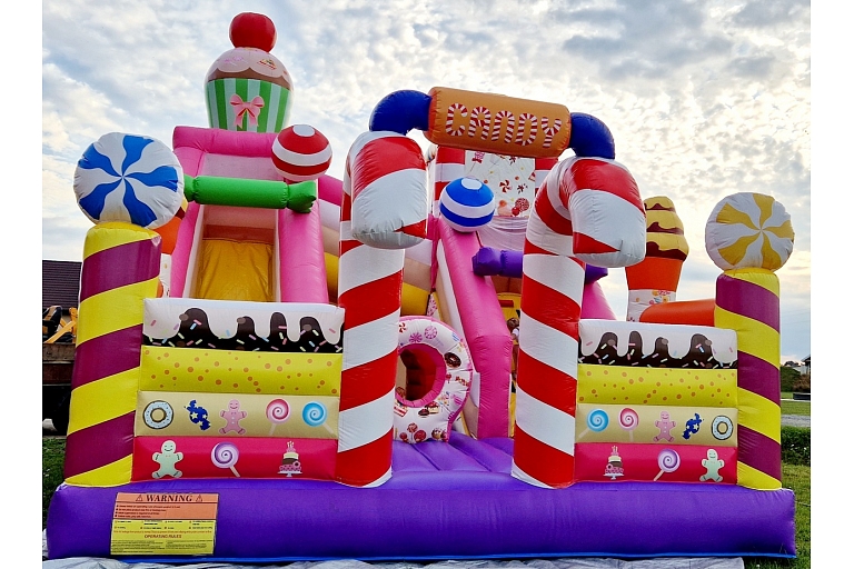 Various inflatable attractions
