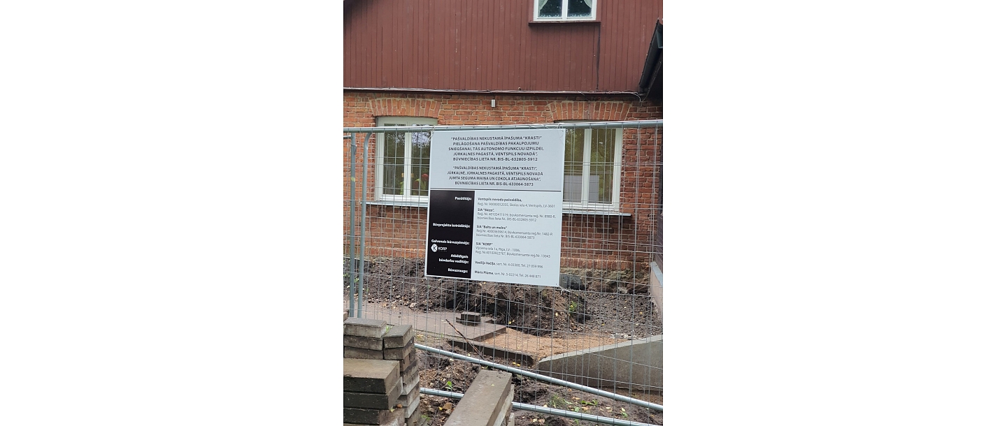 Construction supervision in Jūrkalne