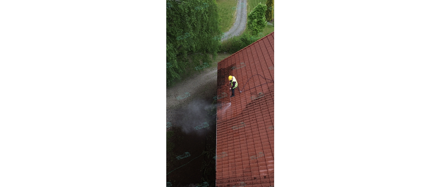 Roof washing