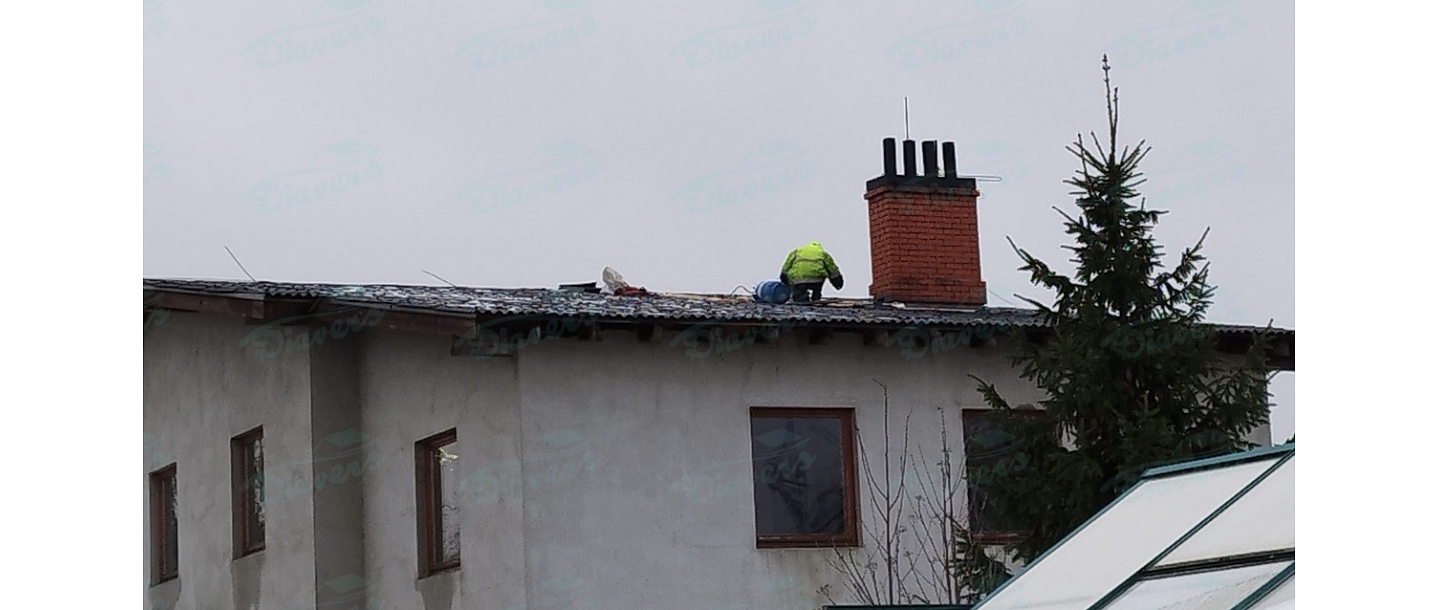 Jumta remonts ziemā