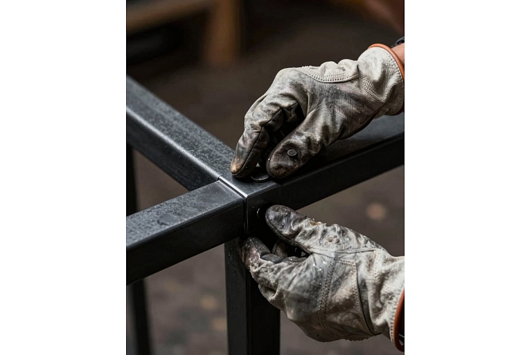 Metal structure assembly