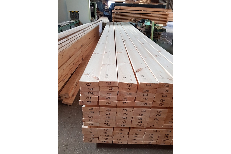 Calibrated boards C24 BŪVELEMENTI