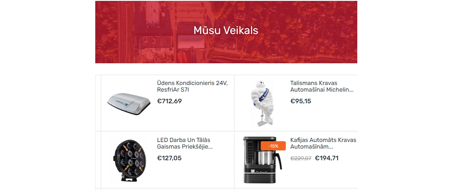 Kafijas automāti kravas automašīnām