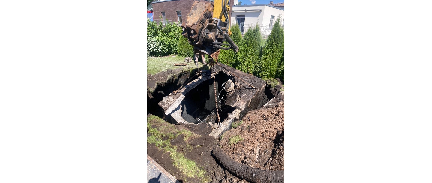 Reconstruction of the sewage system