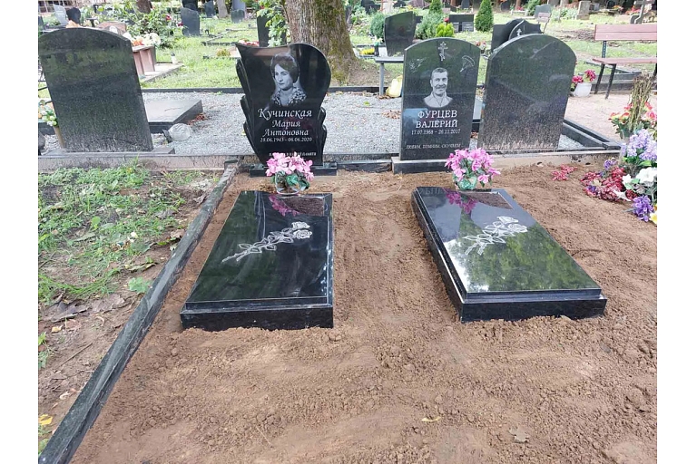 Šķērsiela, IK - kapa apmale