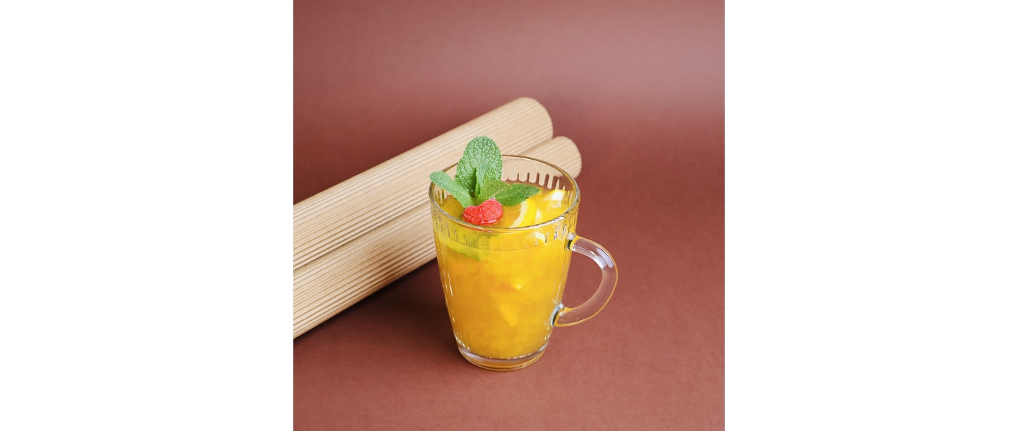 Hot sea buckthorn lemonade - warmth and vitamins