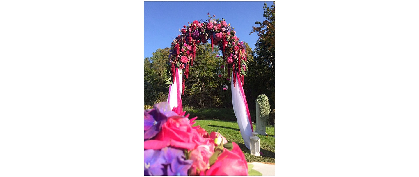 Decoration of the place of celebration