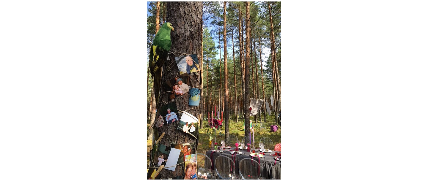 Decoration of the festive room