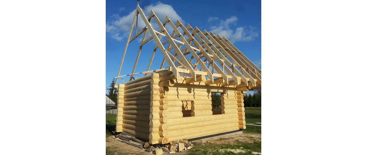 Wooden frame houses