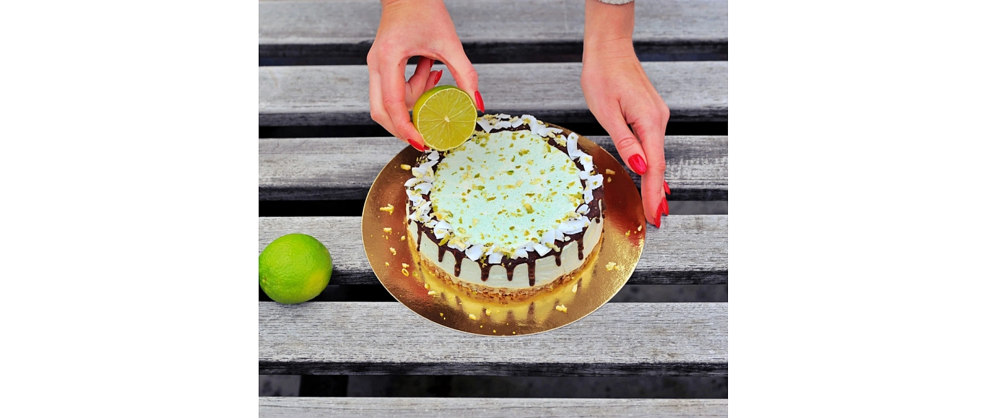 Coconut lime cake