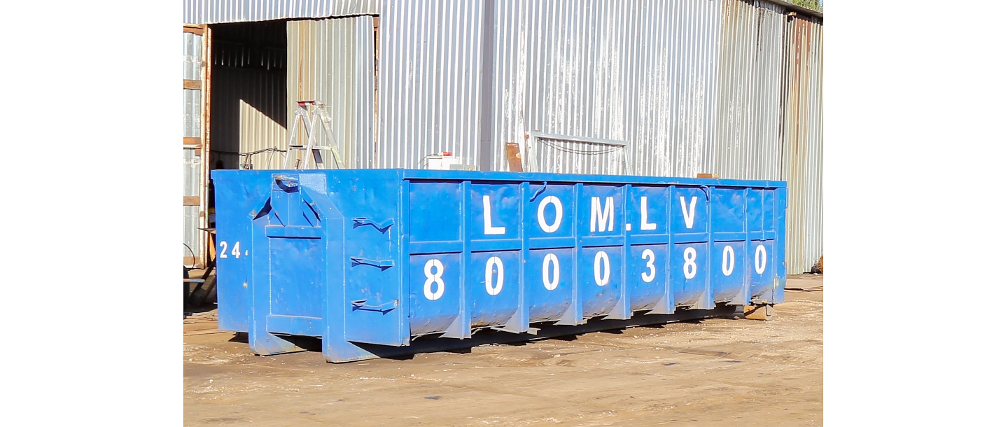 Lease of containers for scrap metals