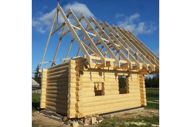 Wooden frame houses